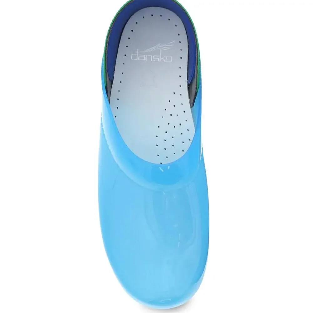 Dansko Professional Clog Women's US 10.5-11 Blue Slip On Comfort Shoes HTAT1494